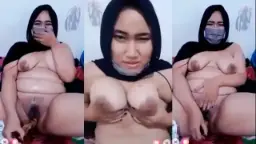 Hijab Hitam BBW Tante Tobrut Colmek Video by simontok