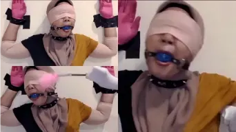 MILF Hijabers Mata Ditutup Cosplay BDSM Video by NoBokep