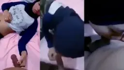 Jilbab Biru Di Suruh Isepin Video by AVTub