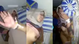 Hijab Daun Masih Muda Ngentot Malu Direkam Video by PlayBokep