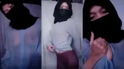 Daun Masih Muda Hijab Baju Tembus Pandang