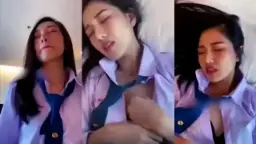 Daun Masih Muda Genjot Sugar Daddy Pake Seragam Video by YouJizz