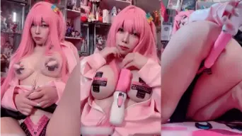 Cosplayers Pink Mumut Bocchi Playing Dildo Video by PlayBokep Cosplayers Pink Mumut Bocchi Playing Dildo Video by PlayBokep