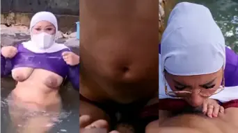 Entot STW Montok di Pemandian Umum Video by PornTrex