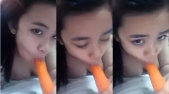 Daun Masih Muda Chindo Toge Belajar Sepong Wortel Video by xVideos