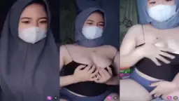 ABG Jilbar Masker Remas Nenen Video by PornOne
