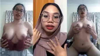 Tiktokers Ukhti Kacamata Hijab Tersebar Video by SangeLink