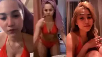 Cybel 4_BG Toge Bikini Merah Sexy Video by BebasIndo