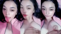 VCS Laras Pink Tiktokers Cantik Viral Video by NoBokep